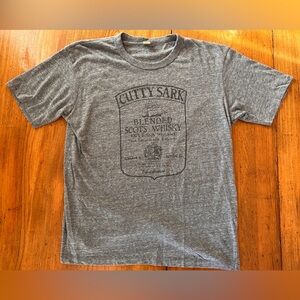 Vintage Cutty Sark Scottish Whiskey Graphic Tee L/XL